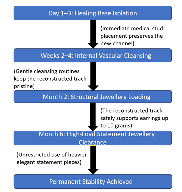 earlobe recovery